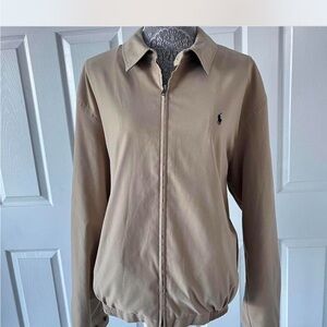 Ralph Lauren Beige Full-Zip Jacket